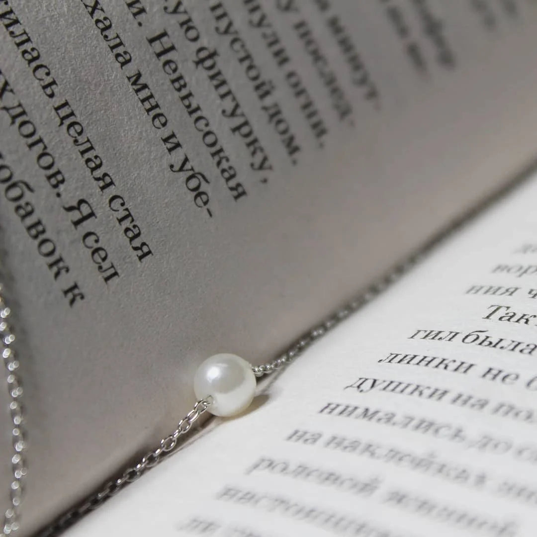 Stainless Steel - imitated  Pearl Necklaces