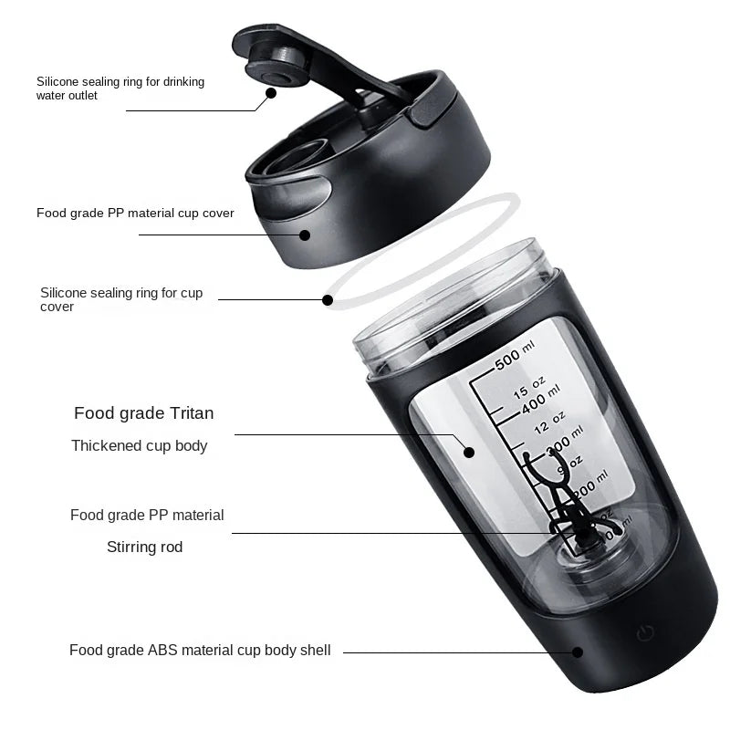 Electric Portable Protein Shaker